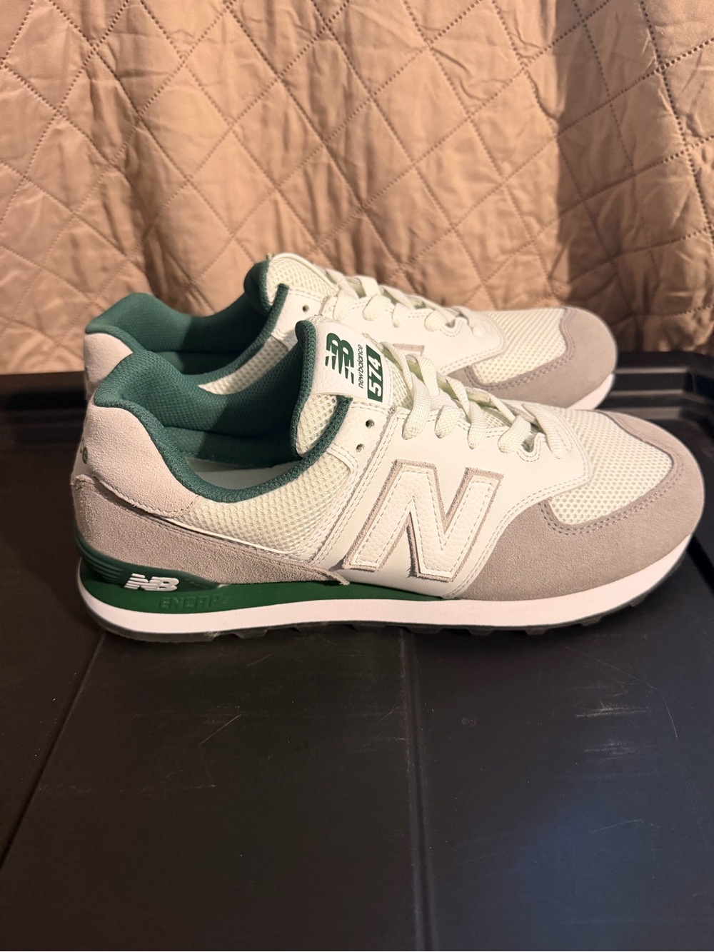 New Balance Men's Athletic Sneakers in Gray & Green without tags
